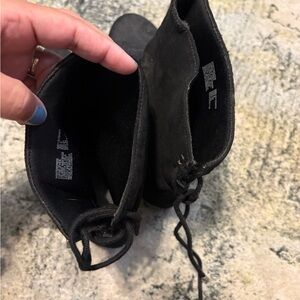 Black Suede Ankle Boots